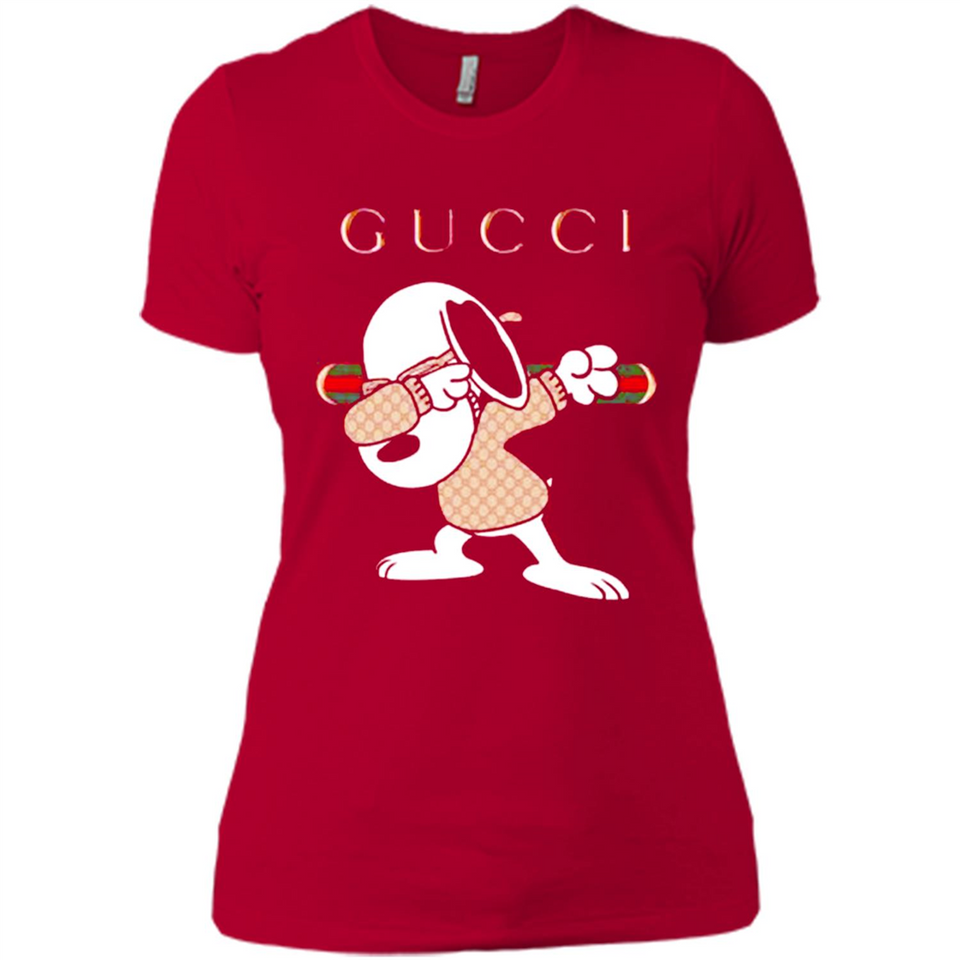 SNOOPY GUCCI DABBING - Ladies' Boyfriend T-Shirt