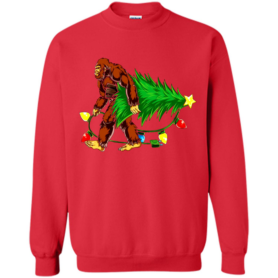 Hugging Christmas Tree Bigfoot PING PONG