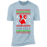 Christmas Ugly Sweater CUTE CATS UGLY CHRISTMAS SWEATERS - Premium Short Sleeve T-Shirt