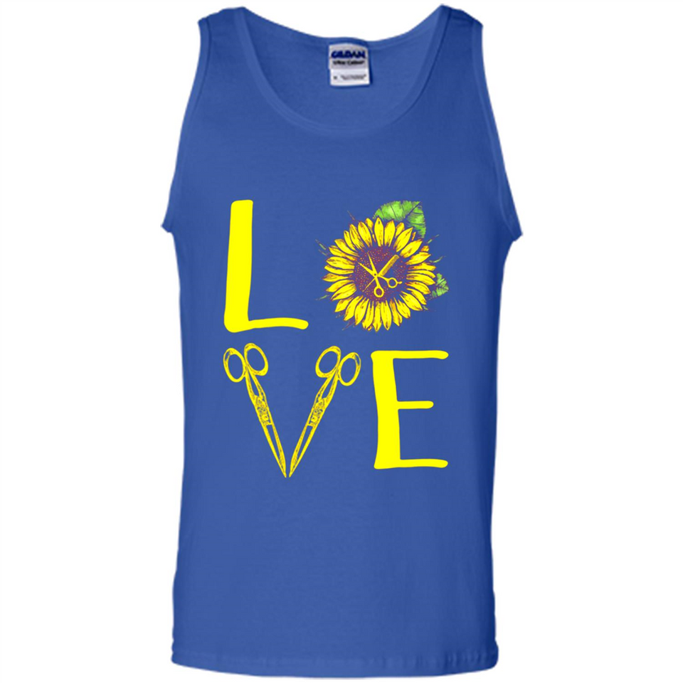 Hair Stylist Love Sunflower Scissors PING PONG