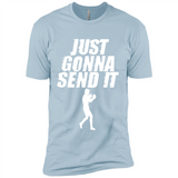 Just Gonna Send It Boxing Boxer Fighter Kick Fighting - Premium Short Sleeve T-Shirt