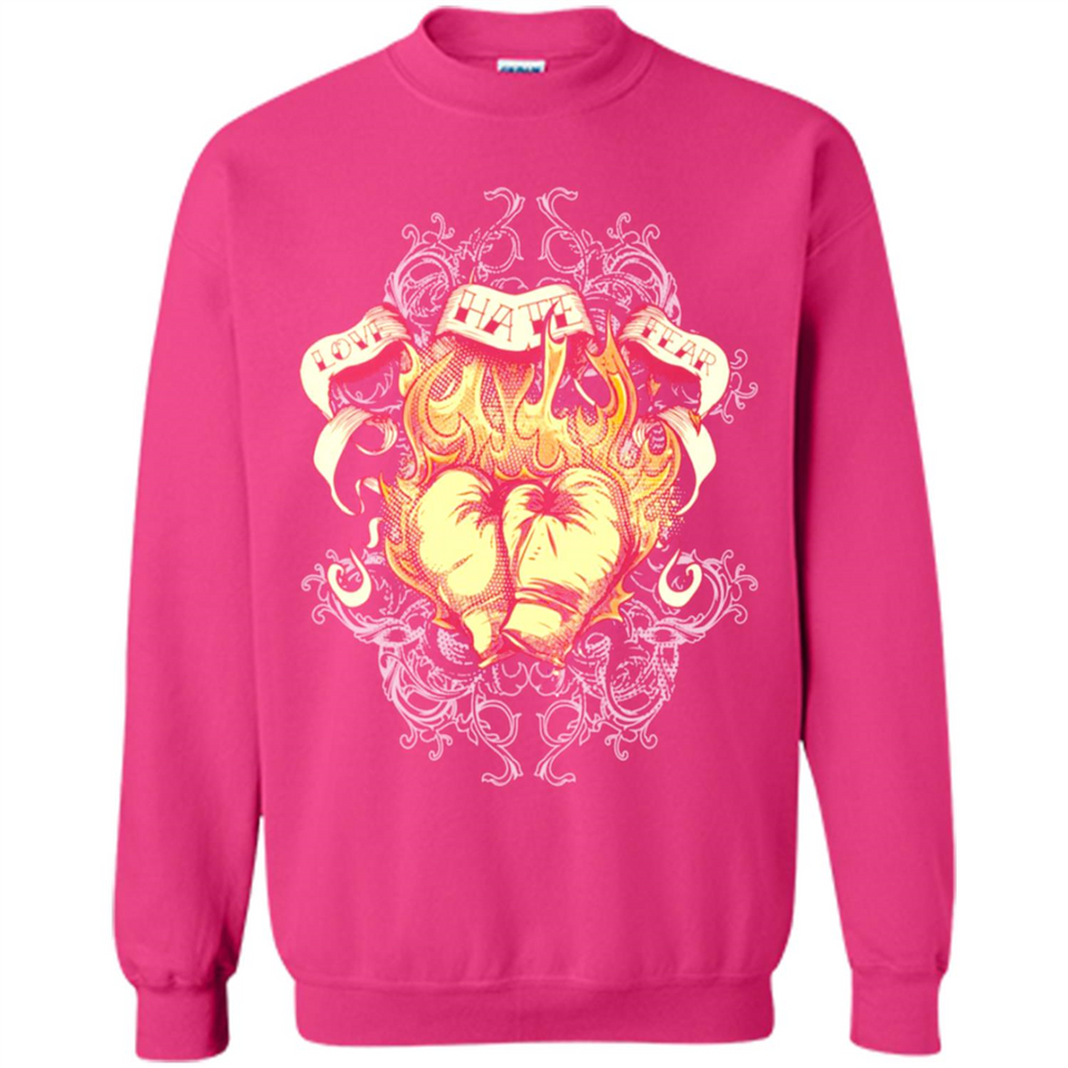 Love Hate Fear Boxing - Martial Art Fighting - Sweatshirt