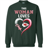 This Woman love Chiefs NFL football team - Sweatshirt