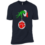 Amazing tee Clemson Tigers Glitter Grinch Monogram Ornament Christmas Gift - Sao chép - Premium Short Sleeve T-Shirt