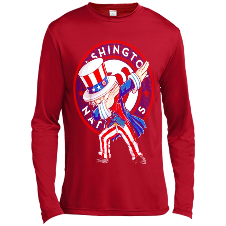 MLB WASHINGTON NATIONALS UNCLE SAM DABBING INDEPENDENCE DAY