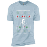 Christmas Ugly Sweater Best Cycling Ugly Christmas Sweater - Premium Short Sleeve T-Shirt