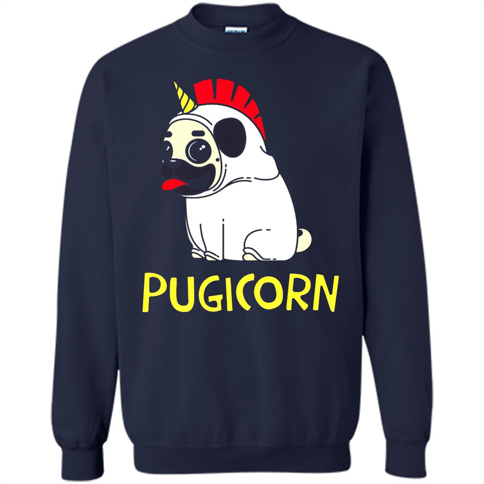 Pugicorn Pug Unicorn Funny Shirt PINGPONG - Sweatshirt
