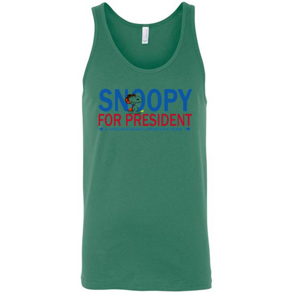 Snoopy for President - Canvas Unisex Tank