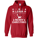 Vintage Tee For Women Men Graphic Shirts Lemur Ugly Christmas Sweater - Hoodie