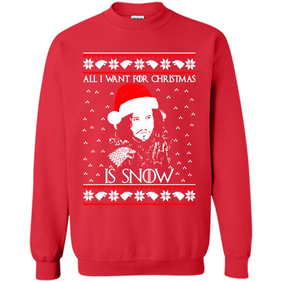 All I Want for Christmas is Snow ugly sweater PINGPONG