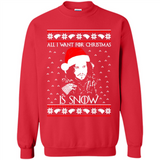All I Want for Christmas is Snow ugly sweater PINGPONG