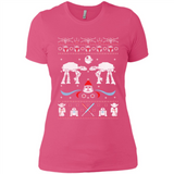 Star Wars Icons Funny Ugly Christmas - Ladies' Boyfriend T-Shirt