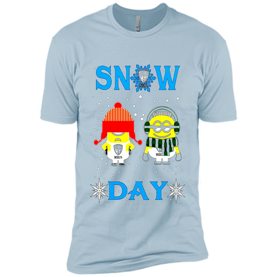 Snow Day Shirt For Brooklyn Nets Vs Minion Fans pingpong
