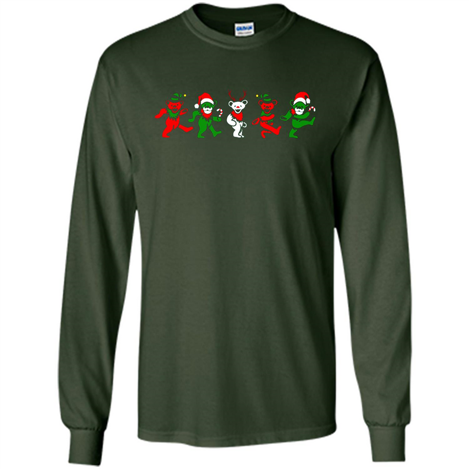 Dancing Bears Dance Christmas For Xmas Sweatshirt - Long Sleeve T-Shirt