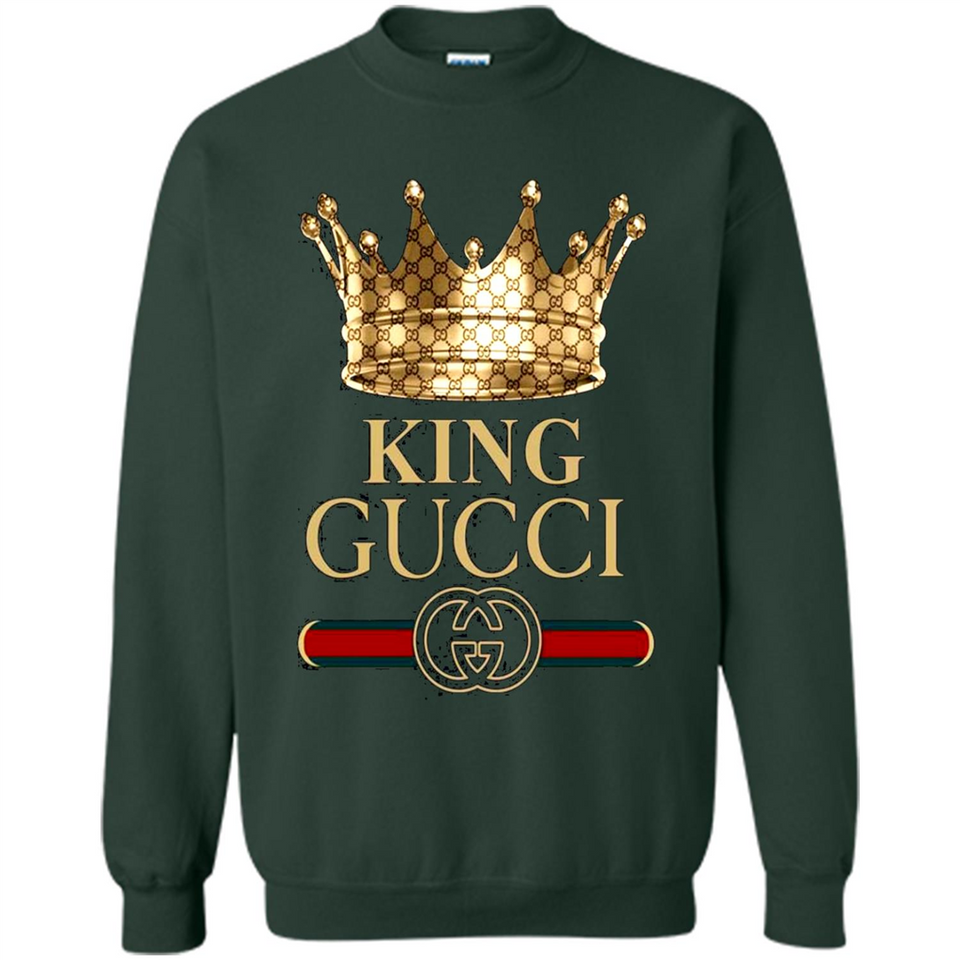Cover your body with amazing King Crown Gucci Logo Black PING PONG