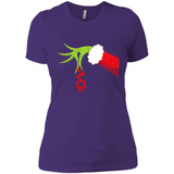 Funny Grinch Hand Holding Electrician Ornament Christmas PING PONG