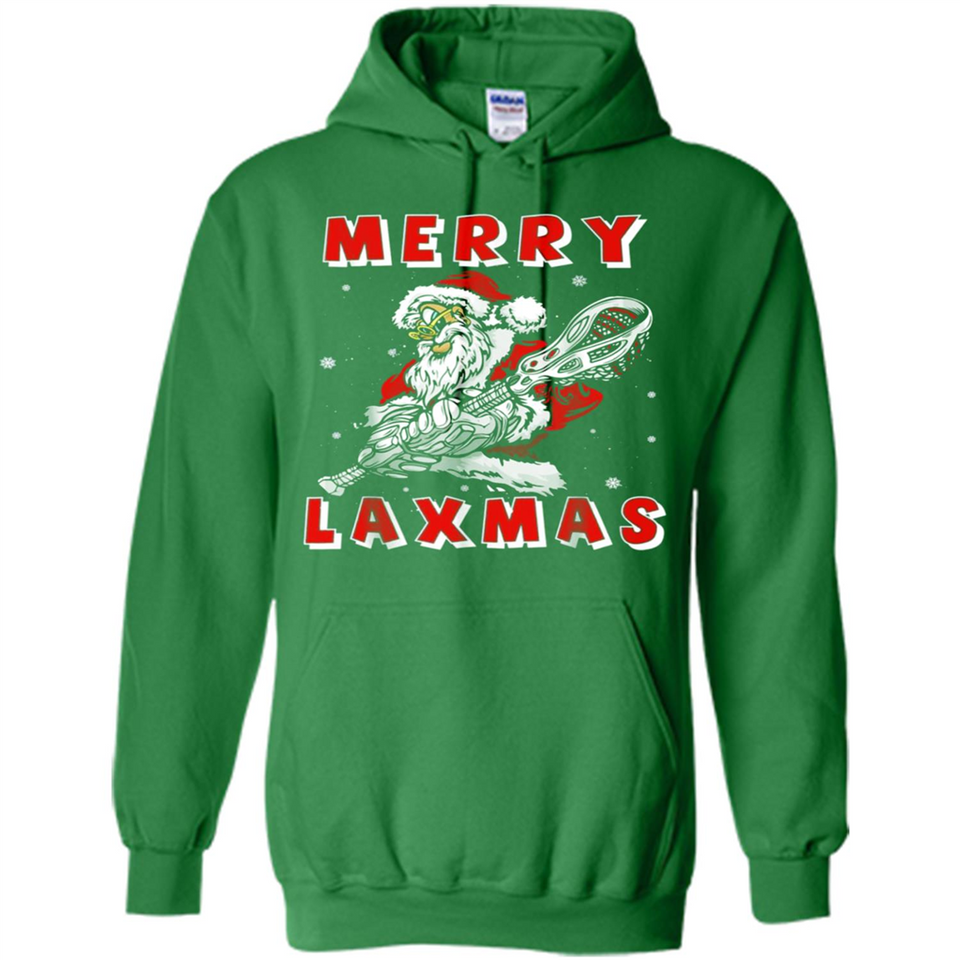Lacrosse Merry Laxmas Santa - Hoodie