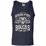 Husband & Wife Biker For Life Couple