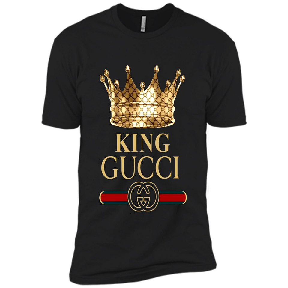 Cover your body with amazing King Crown Gucci Logo Black PING PONG