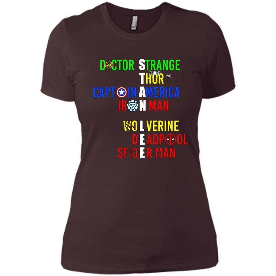 RIP Stan Lee Doctor Strange Thor Caption America Iron Man Shirt PINGPONG - Ladies' Boyfriend T-Shirt