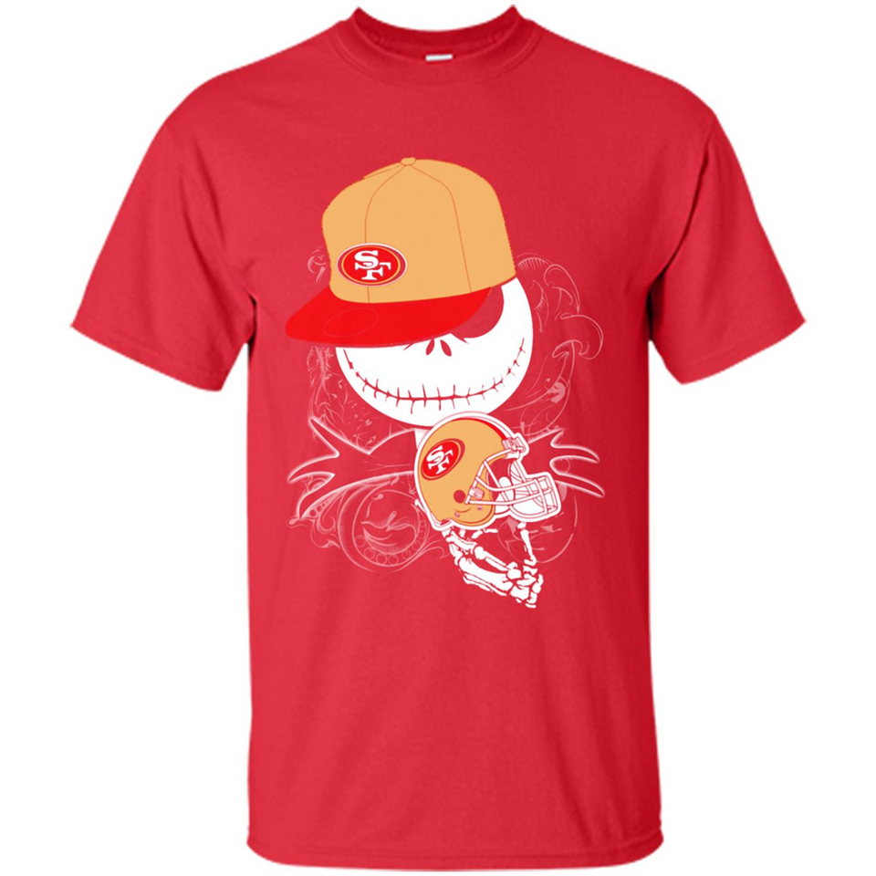 Jack Skellington The Nightmare Before Christmas-49ers Football - Shirt