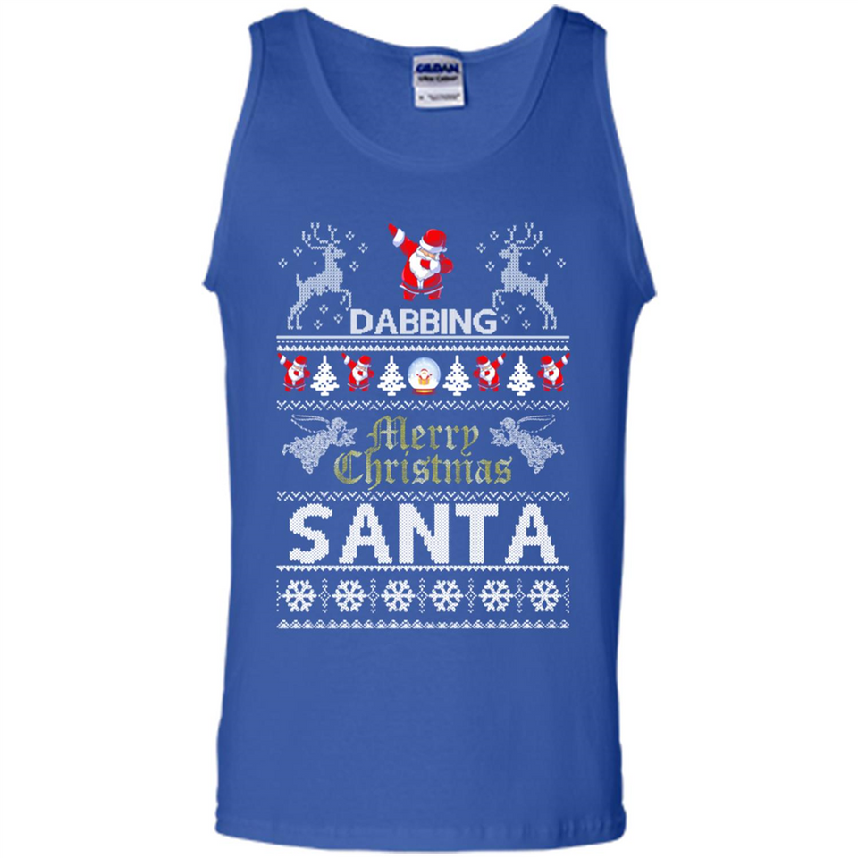 Dabbing Santa Ugly Christmas - Tank Top