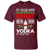 Christmas Gift Shirt Christmas Spirit Vodka Santa - Shirt
