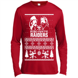 Puro Pinche Raiders Ugly Christmas Sweater - Canvas Long Sleeve T-Shirt