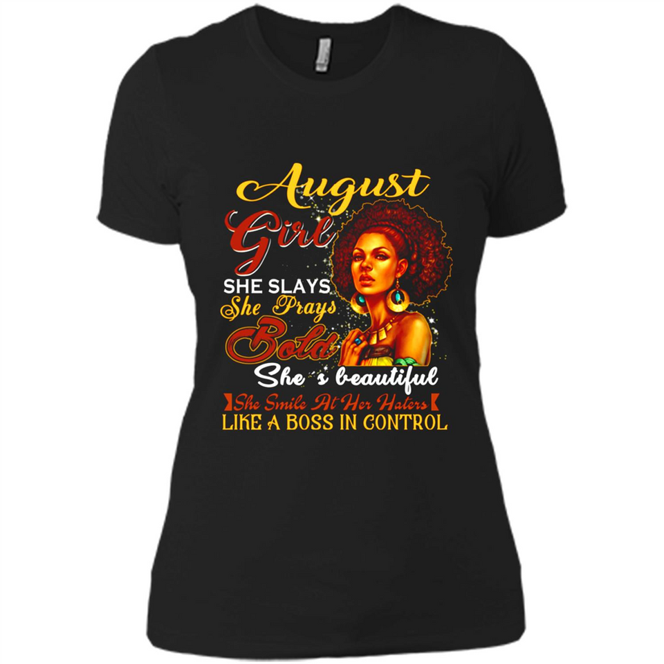 August Girl She Slays She Prays Beautiful Birthday PINGPONG