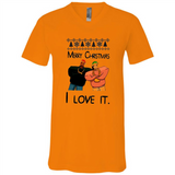Drake Merry Christmas I love it sweatshirt PINGPONG - Canvas Unisex V-Neck