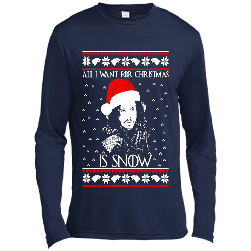 All I Want for Christmas is Snow ugly sweater PINGPONG