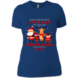 Never Underestimate A July Woman Watches Hallmark Movies Sweatshirt PINGPONG