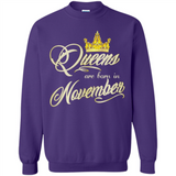 Queens Are Born In November Golden T-Shirt