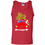Vintage Santa red Truck Christmas Tree PINGPONG