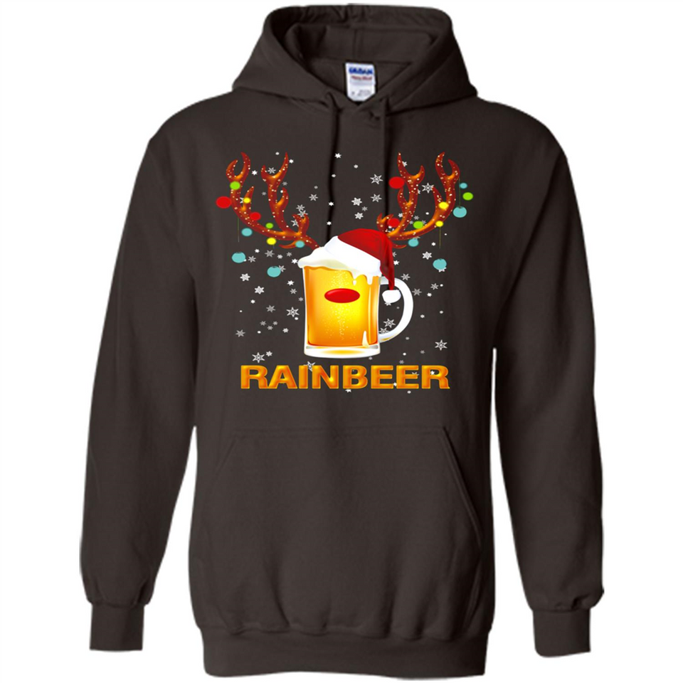 Rainbeer Funny Reindeer Beer Lover