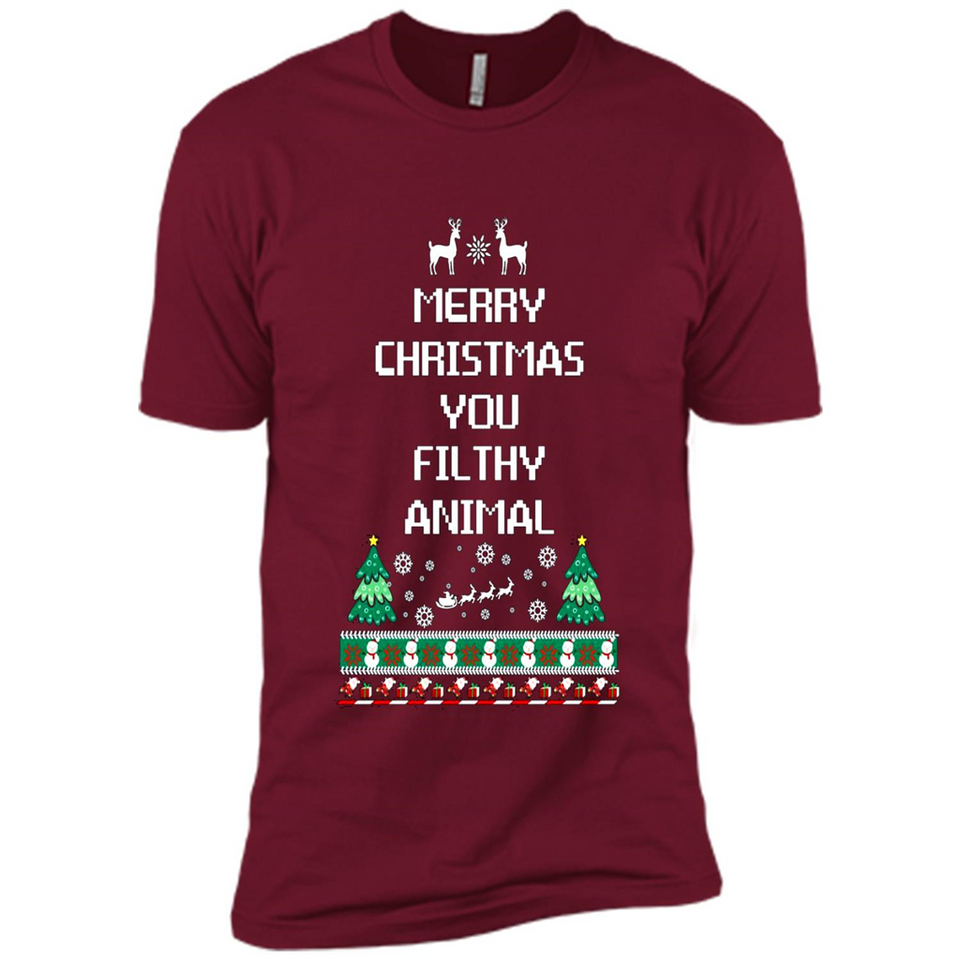 Merry Christmas You Filthy Animal Sweatshirt PINGPONG