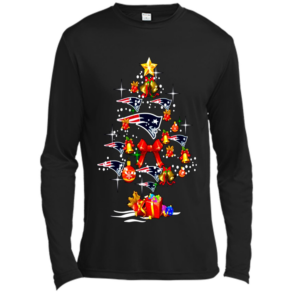New England Patriots Christmas Tree sweater PINGPONG