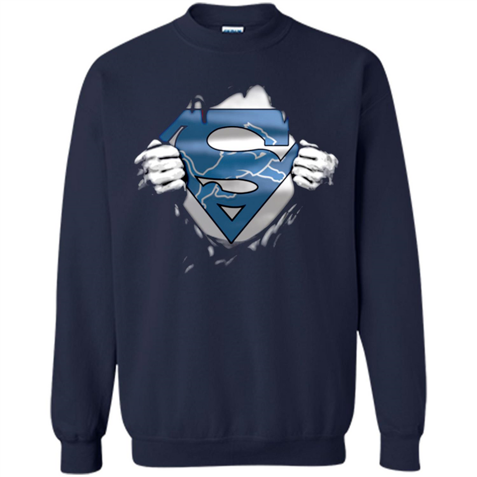 Detroit Lions And Superman Fans - Sweatshirt