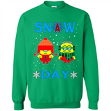 Snow Day Shirt For Los Angeles Angels Vs Minion Fans pingpong