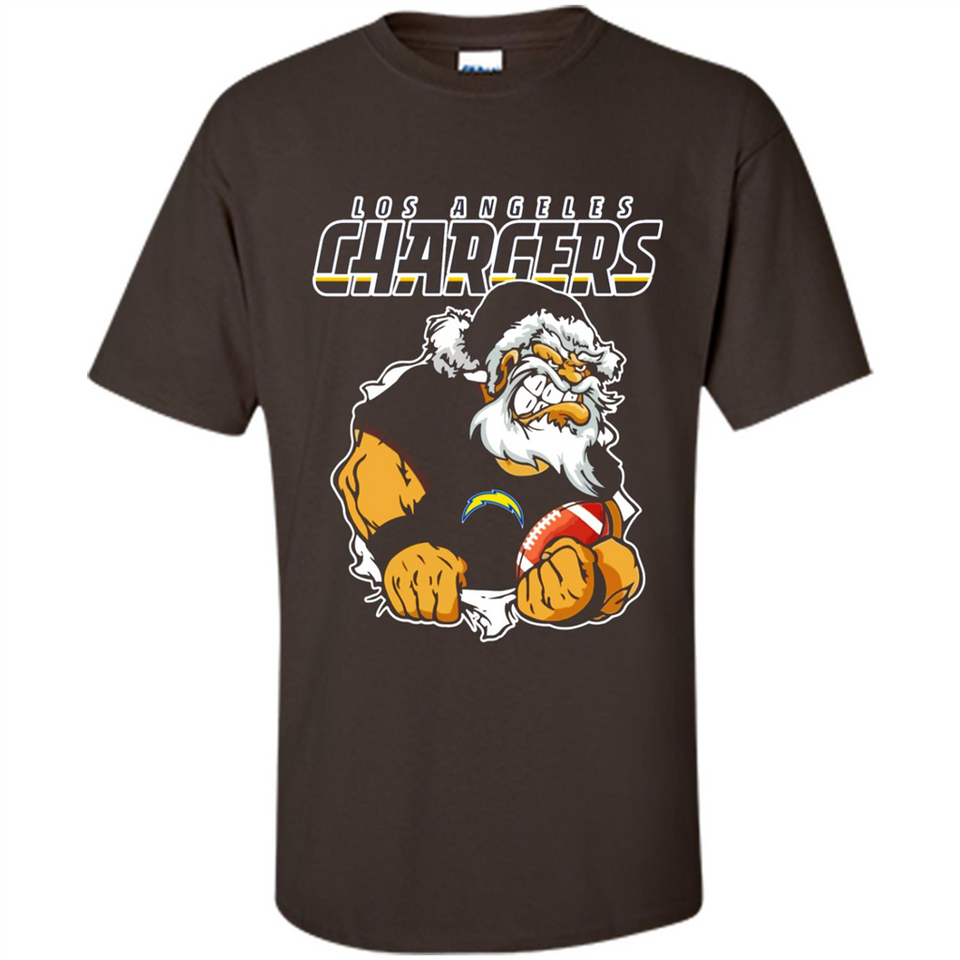 Grumpy Santa Claus Los Angeles Chargers Football Team PINGPONG