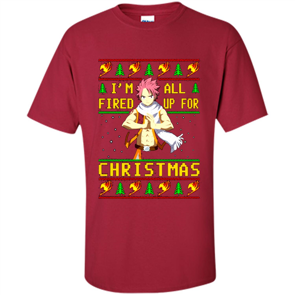 Natsu I’m all fired up for Christmas ugly sweatshirt PINGPONG