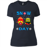Snow Day Shirt For Chicago Cubs Vs Minion Fans pingpong