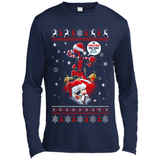 No Christmas for You – Deadpool Santa Claus Ugly Sweater - Canvas Long Sleeve T-Shirt