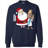 Eggnog Santa And Jesus Christmas