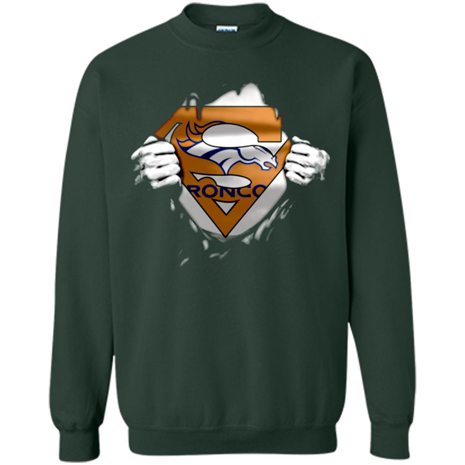 Denver Broncos And Superman Fans - Sweatshirt