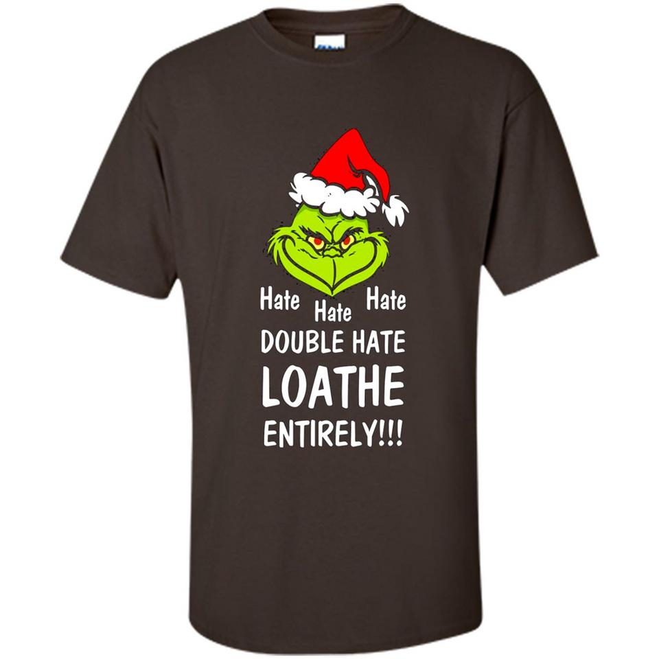 Mr Grinch hate hate hate double hate loathe entirely sweater PINGPONG