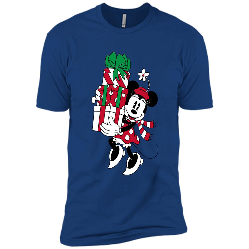 Disney Minnie Mouse Christmas Gift Sweatshirt - Premium Short Sleeve T-Shirt