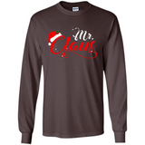 Mr. Claus Santa Claus Merry Xmas T-Shirt - Long Sleeve T-Shirt