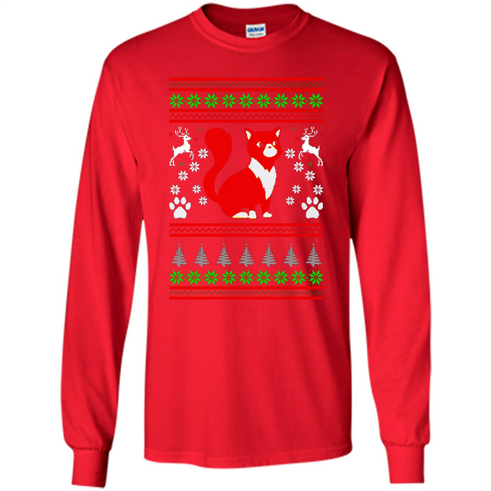 Christmas Ugly Sweater CUTE CATS UGLY CHRISTMAS SWEATERS - Long Sleeve T-Shirt