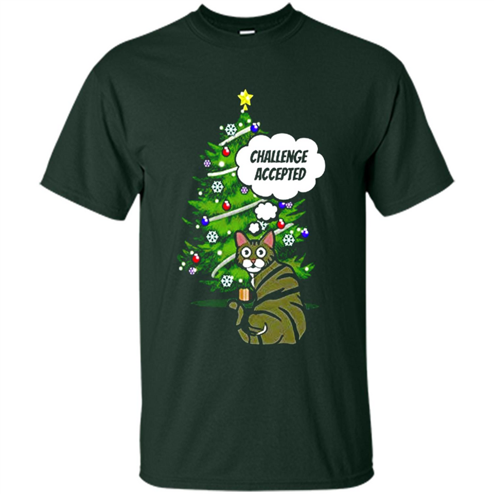 Christmas Tree Cat Long Sleeve Christmas Shirt for Cat Lover - Shirt